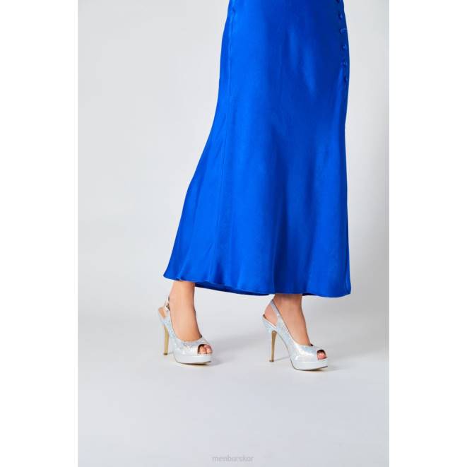 Menbur kvinnor silver cianita högklackat 608J3864