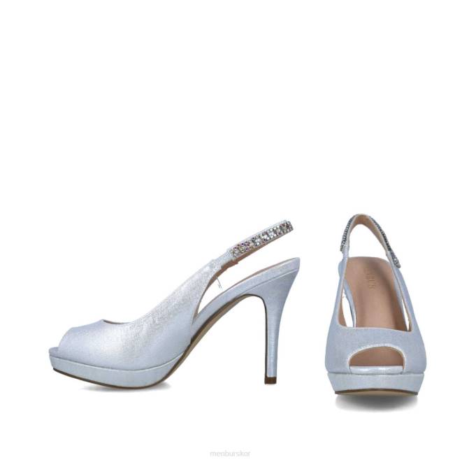 Menbur kvinnor silver delphinus högklackat 608J3750