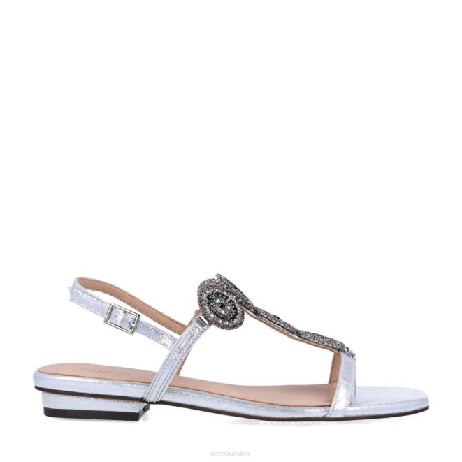Menbur kvinnor silver egle högklackat 608J5515