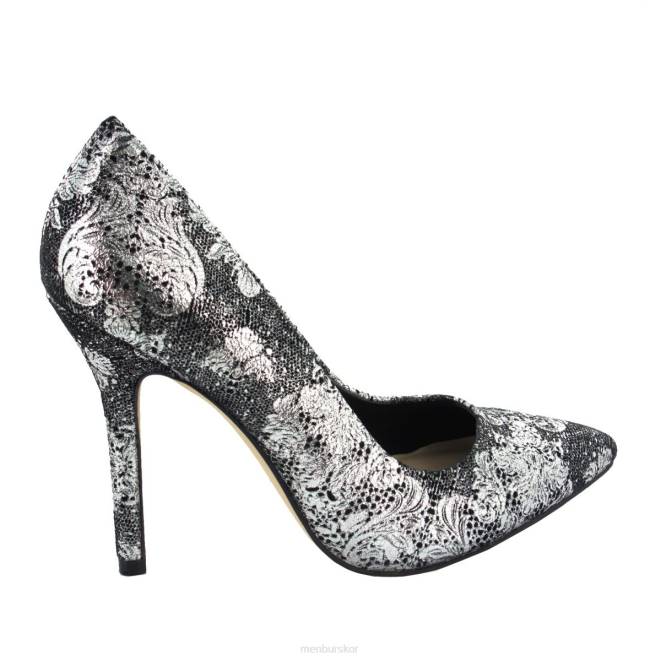 Menbur kvinnor silver espartinas högklackat 608J4732