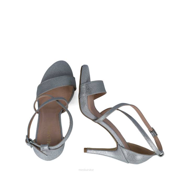 Menbur kvinnor silver estilbo högklackat 608J4010