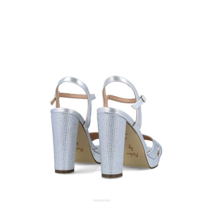 Menbur kvinnor silver glauco högklackat 608J3992