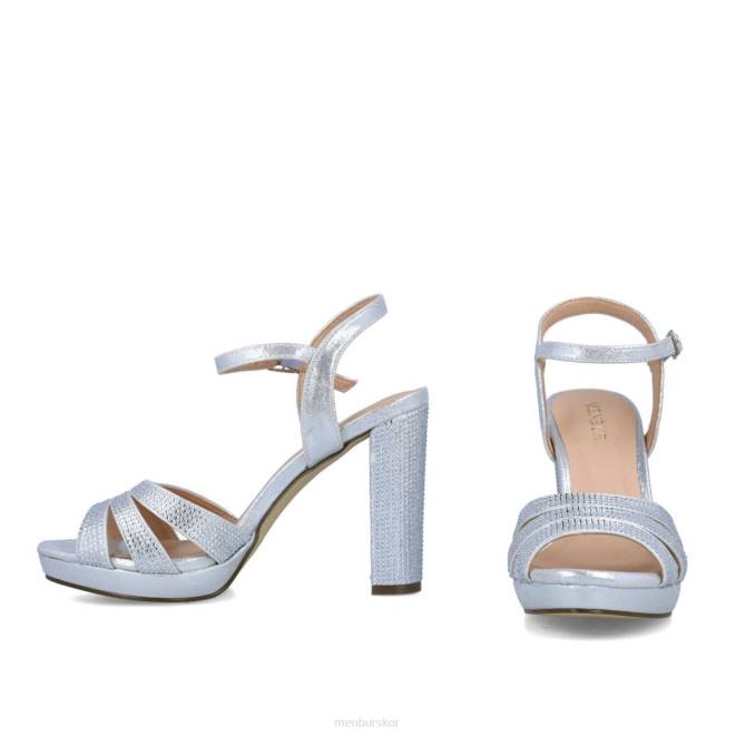 Menbur kvinnor silver glauco högklackat 608J3992