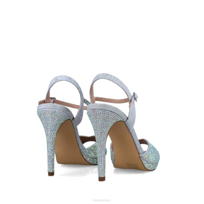 Menbur kvinnor silver goshenita högklackat 608J3873
