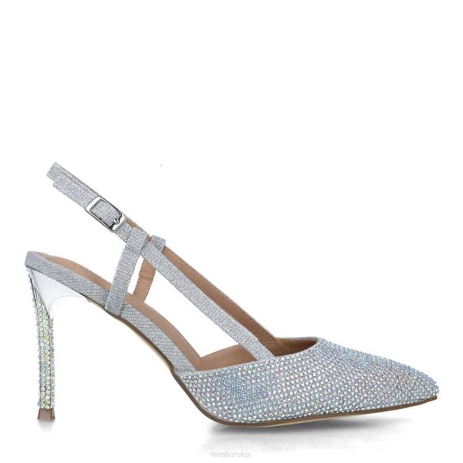 Menbur kvinnor silver goshenita högklackat 608J4865