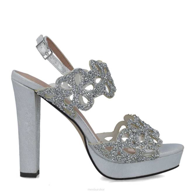 Menbur kvinnor silver grosularia högklackat 608J3841