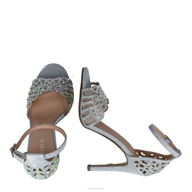 Menbur kvinnor silver hiddenita högklackat 608J3768
