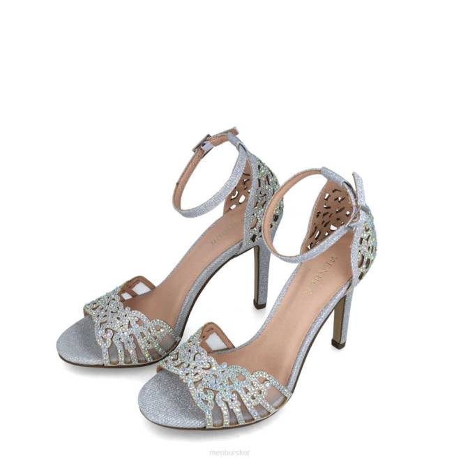 Menbur kvinnor silver hiddenita högklackat 608J3768
