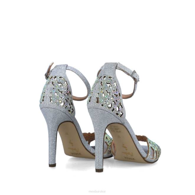Menbur kvinnor silver hiddenita högklackat 608J3768