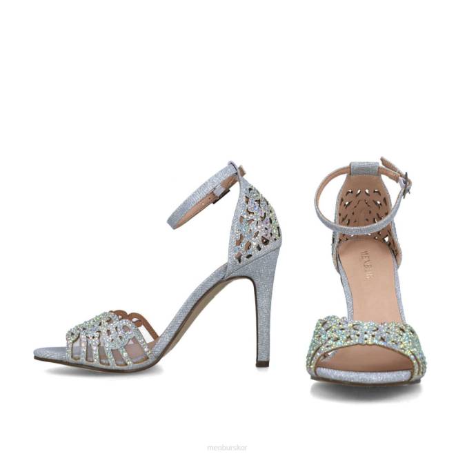 Menbur kvinnor silver hiddenita högklackat 608J3768