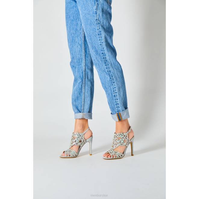 Menbur kvinnor silver hiddenita högklackat 608J3881