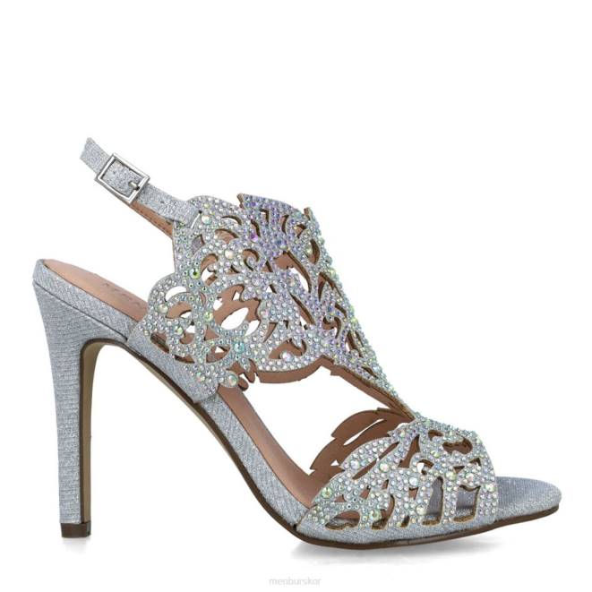 Menbur kvinnor silver hiddenita högklackat 608J3881
