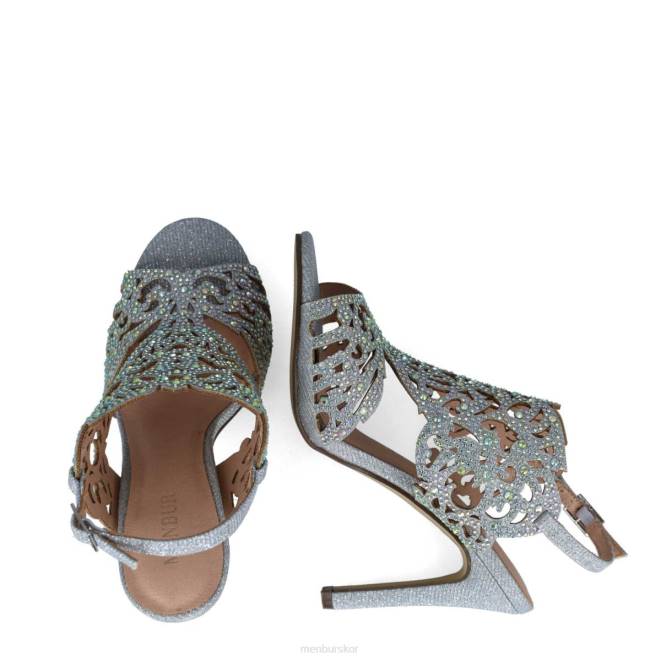 Menbur kvinnor silver hiddenita högklackat 608J3881