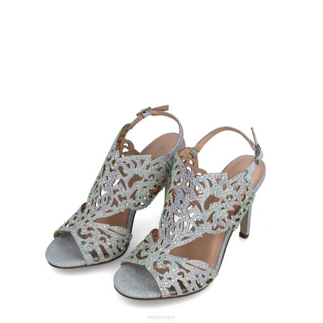 Menbur kvinnor silver hiddenita högklackat 608J3881