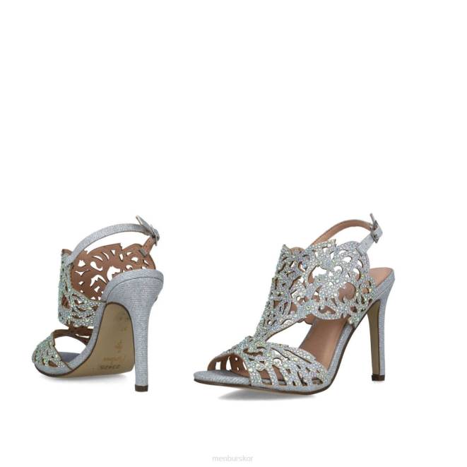 Menbur kvinnor silver hiddenita högklackat 608J3881