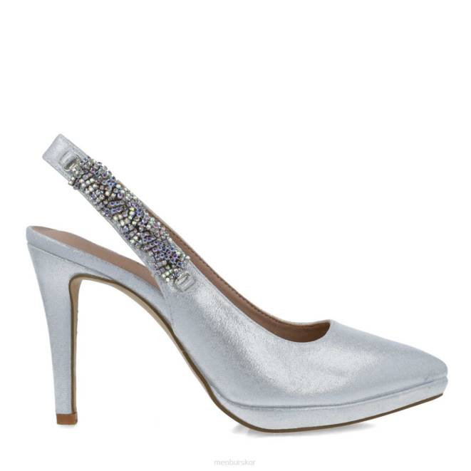 Menbur kvinnor silver hipatia högklackat 608J4840