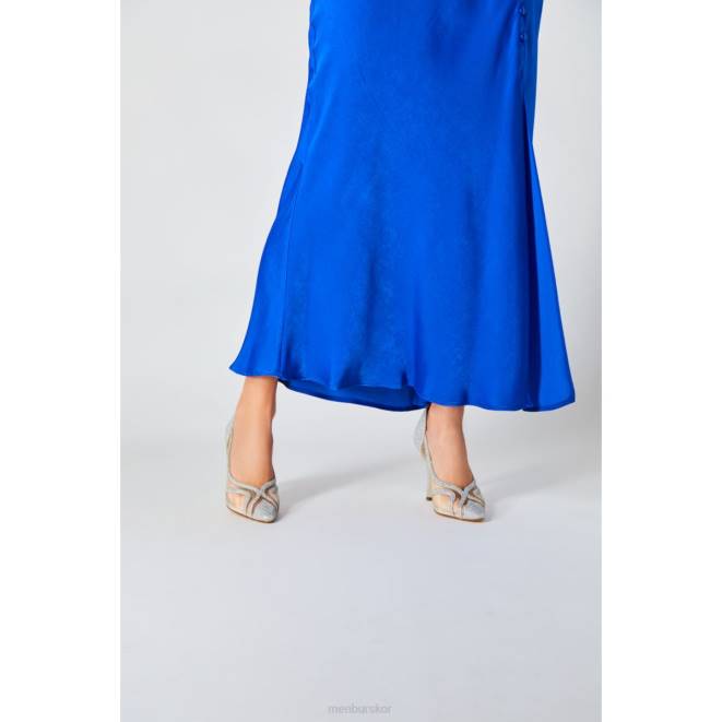 Menbur kvinnor silver kornerupina högklackat 608J789