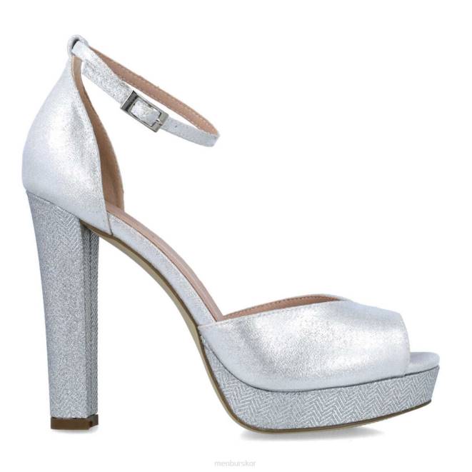Menbur kvinnor silver lapislazuli högklackat 608J3835
