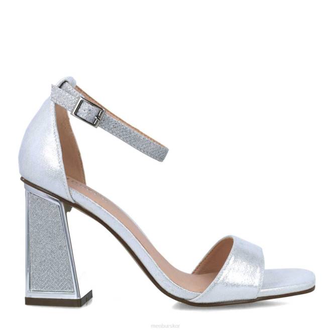 Menbur kvinnor silver lapislazuli högklackat 608J803