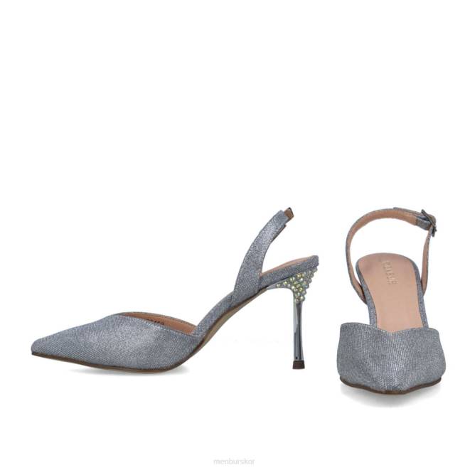 Menbur kvinnor silver lepidolita högklackat 608J3895