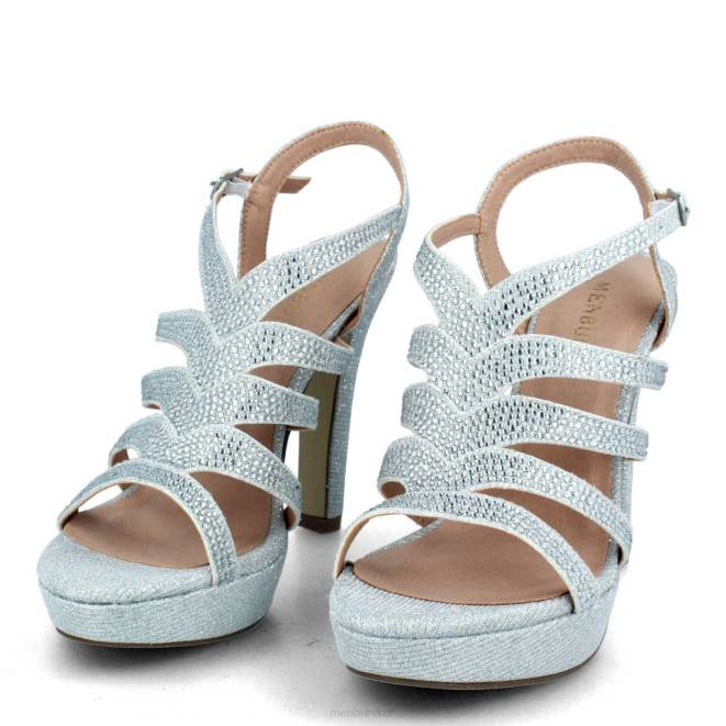 Menbur kvinnor silver nagliati högklackat 608J4158