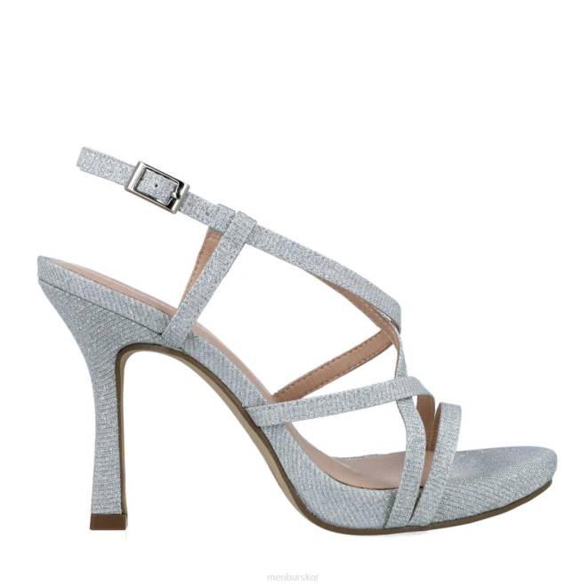 Menbur kvinnor silver norrsken högklackat 608J5125