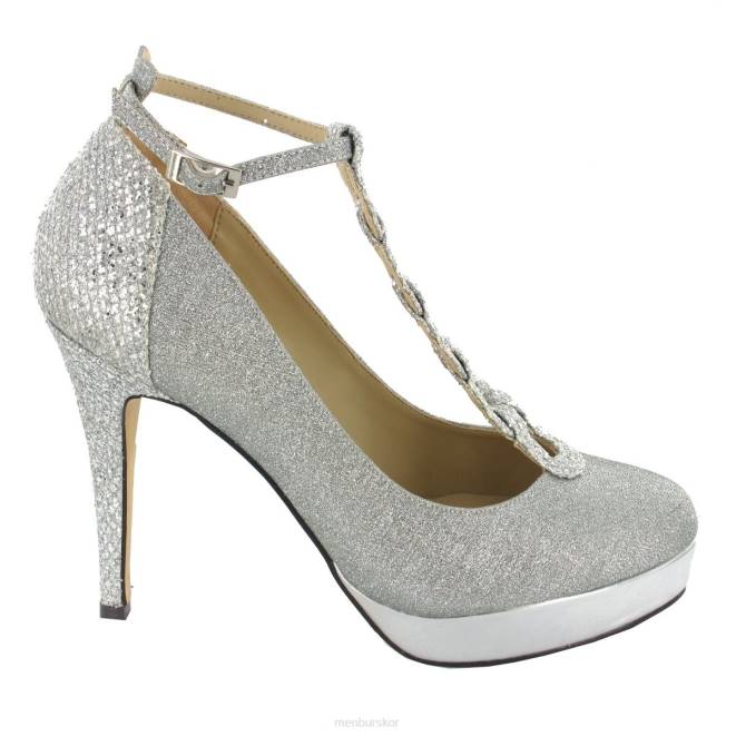Menbur kvinnor silver olias högklackat 608J4752
