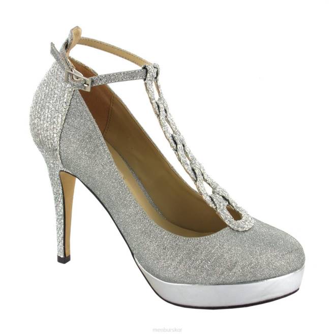 Menbur kvinnor silver olias högklackat 608J4752