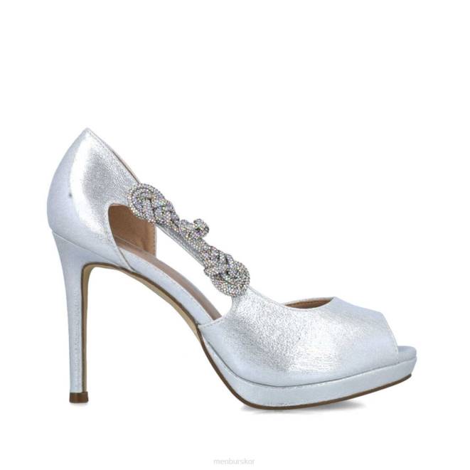Menbur kvinnor silver perseus högklackat 608J740
