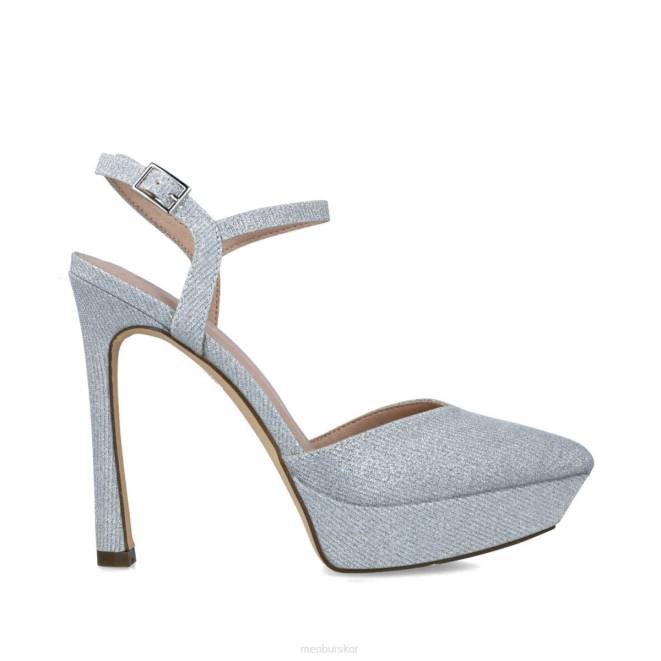 Menbur kvinnor silver pollux högklackat 608J3731