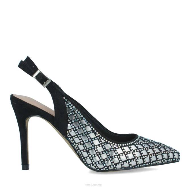 Menbur kvinnor silver prunea högklackat 608J5389