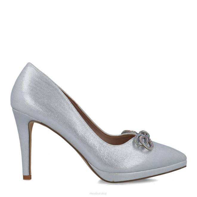 Menbur kvinnor silver rodolita högklackat 608J3854