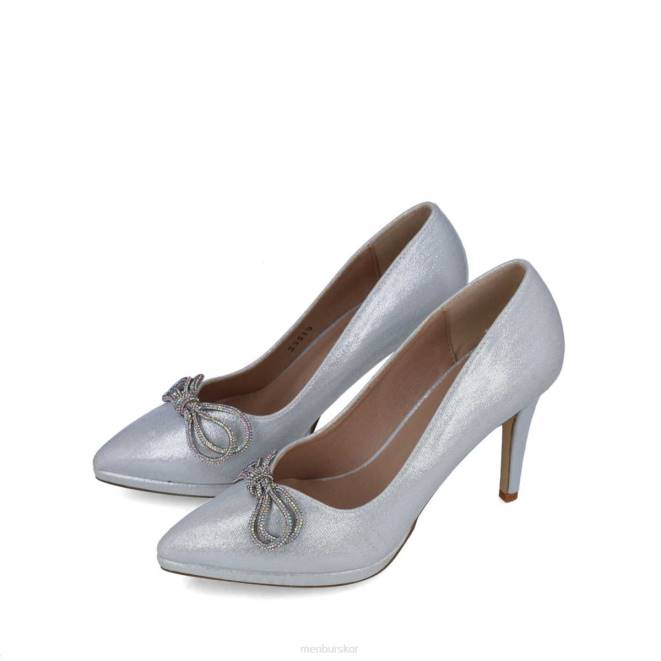 Menbur kvinnor silver rodolita högklackat 608J3854