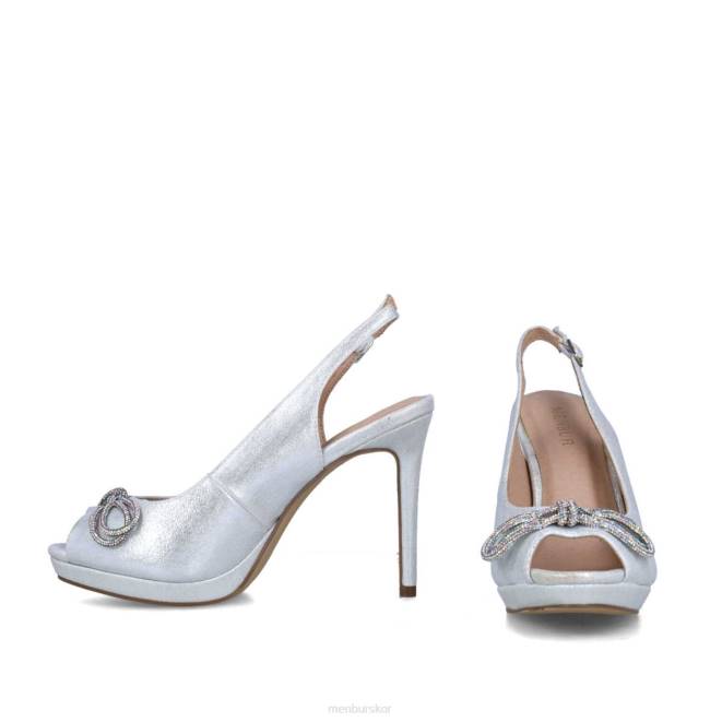 Menbur kvinnor silver rodolita högklackat 608J3866
