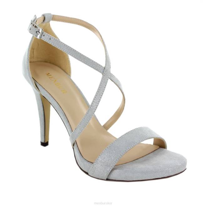 Menbur kvinnor silver ryggraden högklackat 608J4958