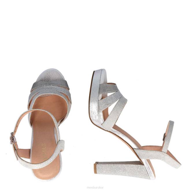 Menbur kvinnor silver silentina högklackat 608J4152