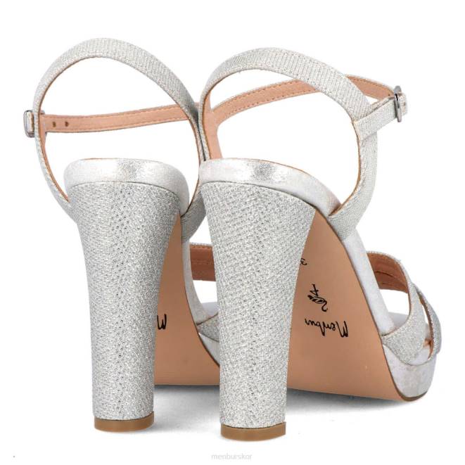 Menbur kvinnor silver silentina högklackat 608J4152