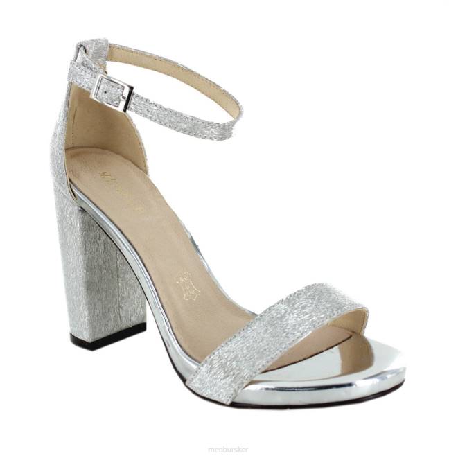 Menbur kvinnor silver simbario högklackat 608J1395