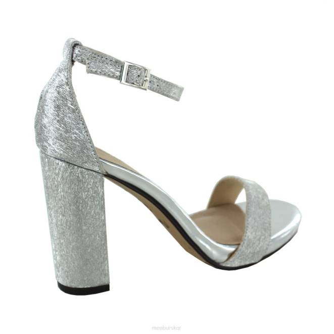 Menbur kvinnor silver simbario högklackat 608J1395