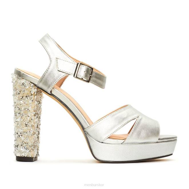 Menbur kvinnor silver teana högklackat 608J1398