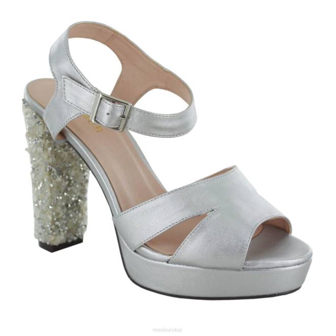 Menbur kvinnor silver teana högklackat 608J1398