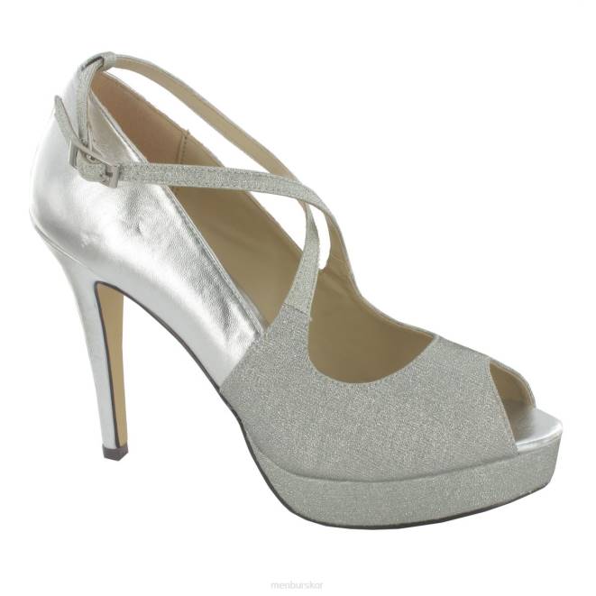 Menbur kvinnor silver teba högklackat 608J1186