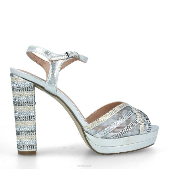 Menbur kvinnor silver teolo högklackat 608J4188