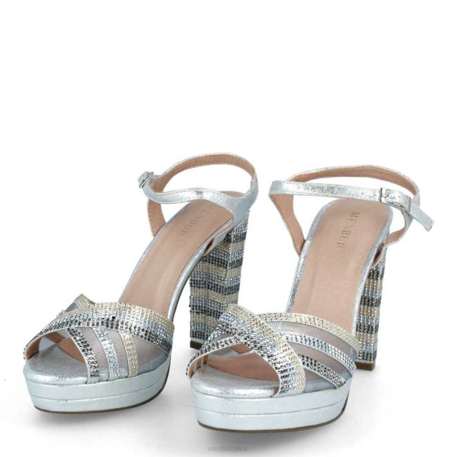 Menbur kvinnor silver teolo högklackat 608J4188