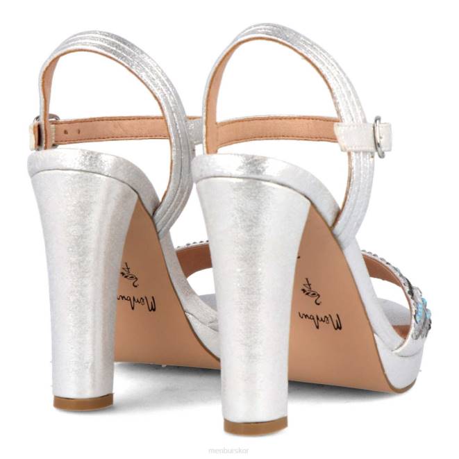 Menbur kvinnor silver terradura högklackat 608J4155