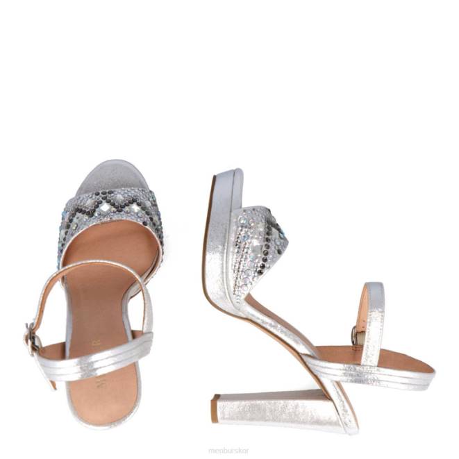 Menbur kvinnor silver terradura högklackat 608J4155