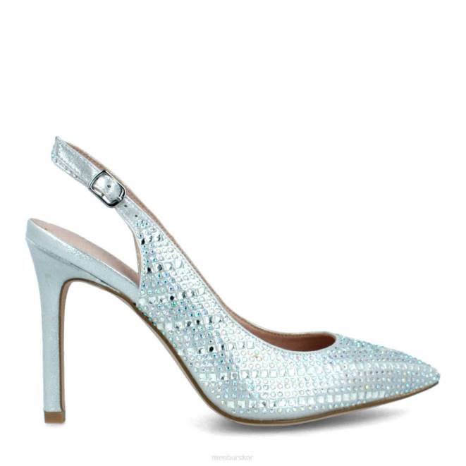 Menbur kvinnor silver tomaini högklackat 608J4117