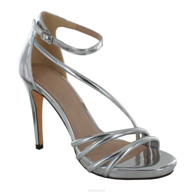 Menbur kvinnor silver tresanti högklackat 608J4465