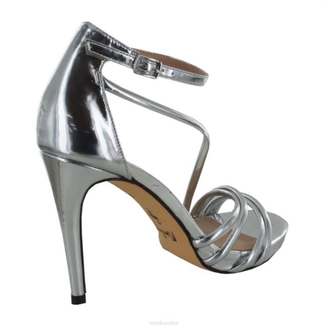 Menbur kvinnor silver tresanti högklackat 608J4465