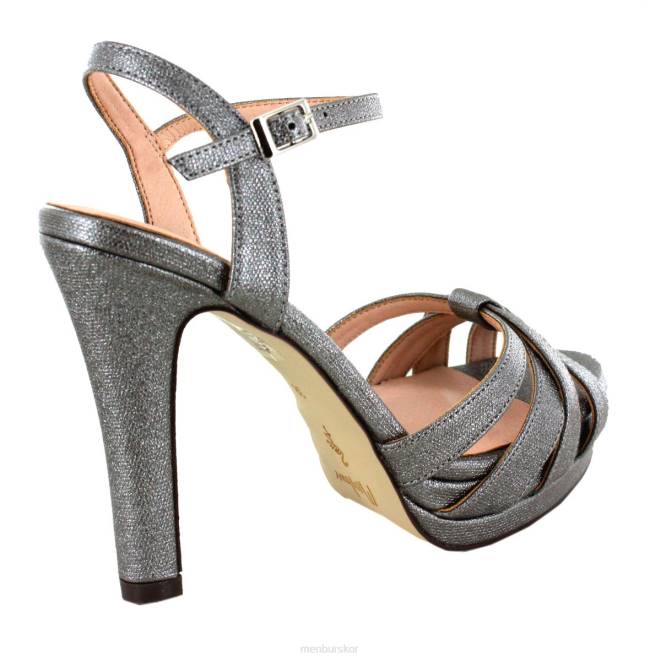 Menbur kvinnor silver valdurno högklackat 608J5211